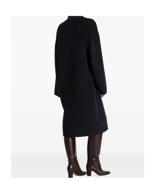 Alberta Ferretti Black Belted Coat