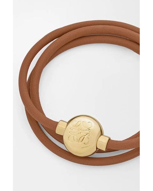 Loewe Brown Pebble Bracelet