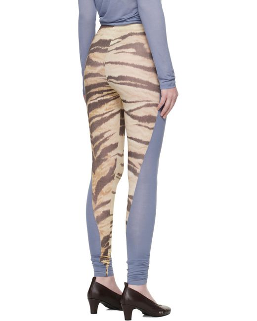 Baserange Black Animal Print Leggings