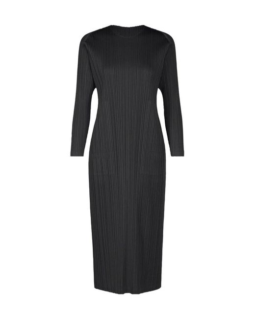 Pleats Please Issey Miyake Black Pleats Please Issey Miyake Monthly Colors: February Dress