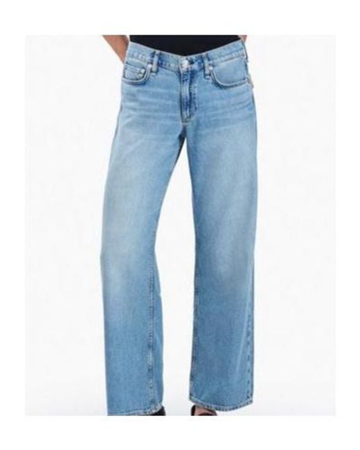 Rag & Bone Blue Belt Loop Jeans