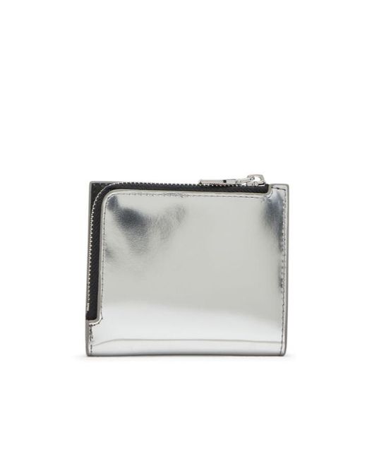 DIESEL Gray 1Dr Bi-Fold Card Holder
