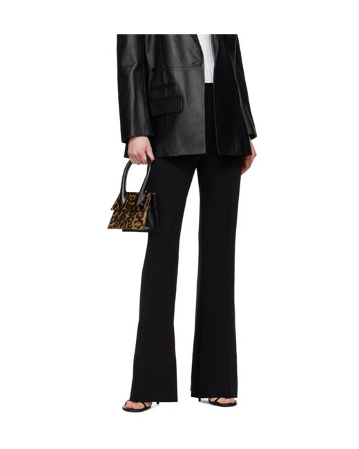 Jacquemus Black Le Pantalon Apollo Flared Pants