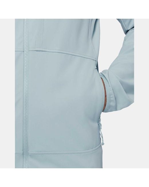 Mammut Blue Hooded Raglan-Sleeve Jacket for men