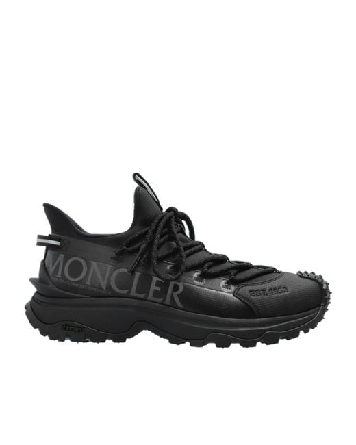Moncler Black Trailgrip Lite 2 Lace-Up Sneakers
