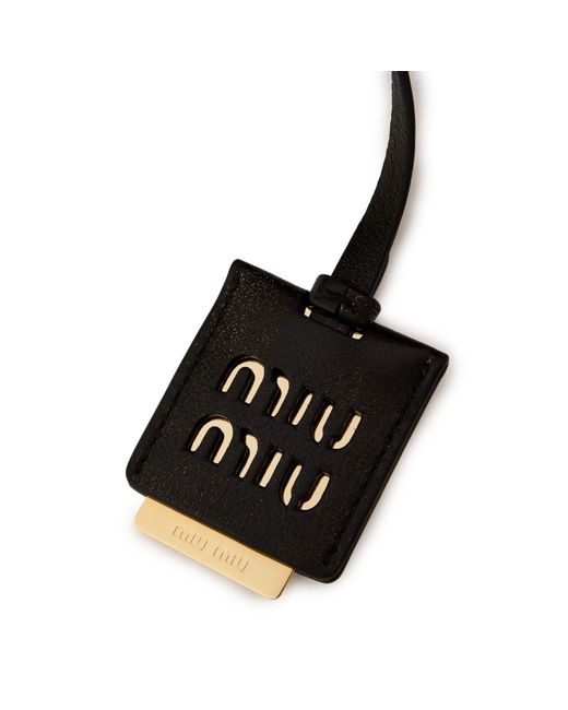 Miu Miu Black Compact Twill Bag