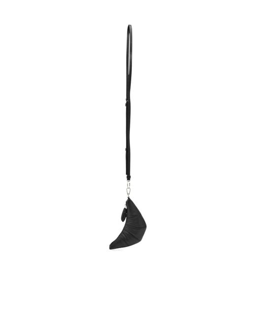 Lemaire White Mini Croissant Shoulder Bag