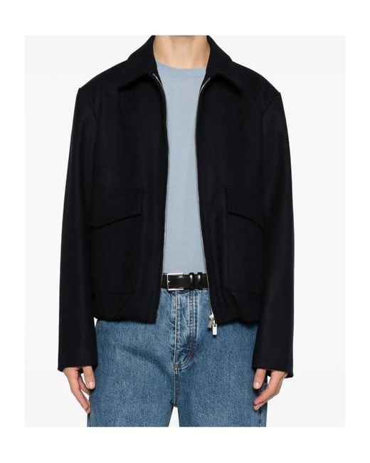 Barena Black Zipped-Pockets Jacket for men