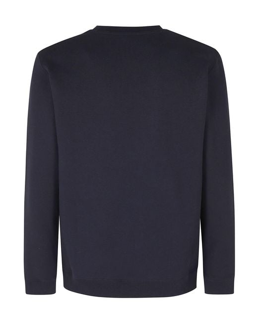 Dondup Blue Long-Sleeve Crew-Neck Sweatshirt for men