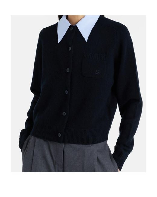 Dorothee Schumacher Black Long-Sleeved Cardigan