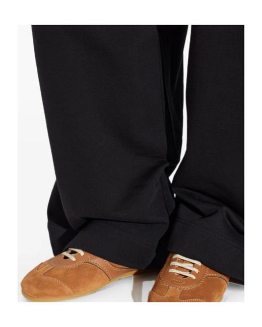 Dries Van Noten Brown Round-Toe Lace-Up Sneakers