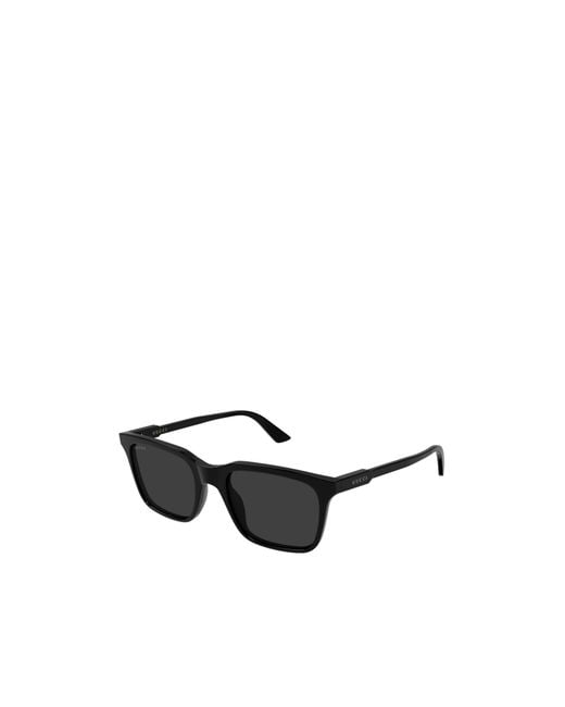 Gucci Black Eyewear Rectangle Frame Sunglasses for men