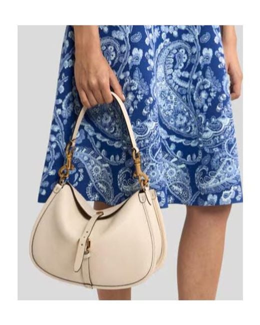 Etro Natural Buckle Detailed Shoulder Bag
