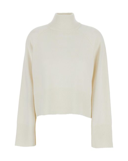Brunello Cucinelli White Virgin-Wool Sweater