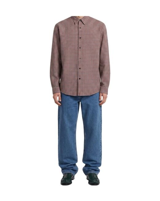 Dries Van Noten Blue Belt-Loop Jeans for men