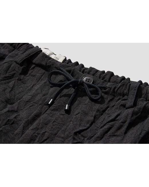 Dries Van Noten Gray Elastic Waist Casual Pants for men