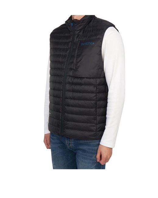 Duvetica Blue Sleeveless Down Vest for men