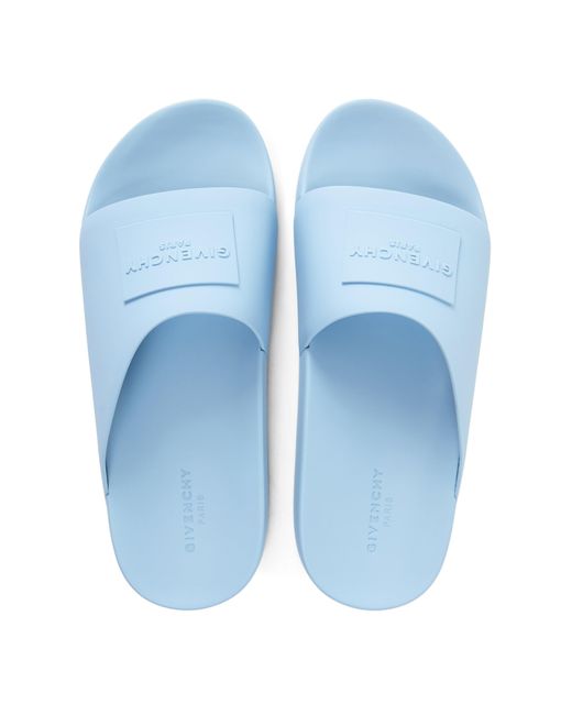 Givenchy Blue Simple Slippers for men