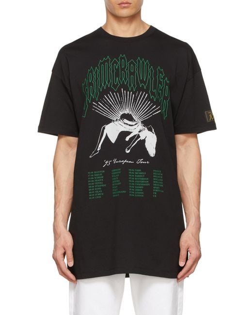 Raf Simons Black Big Profile T-Shirt for men