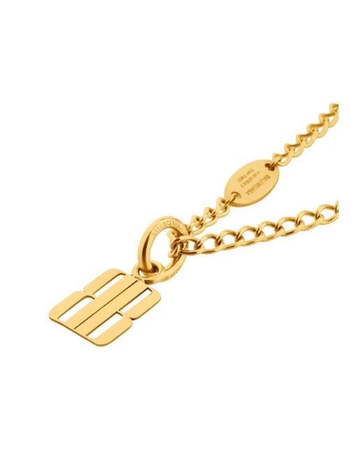Balenciaga Metallic Nano Thin Necklace