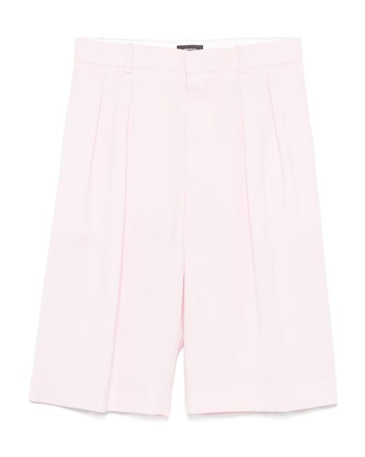 Wardrobe NYC Pink Light Low-Rise Bermuda Shorts