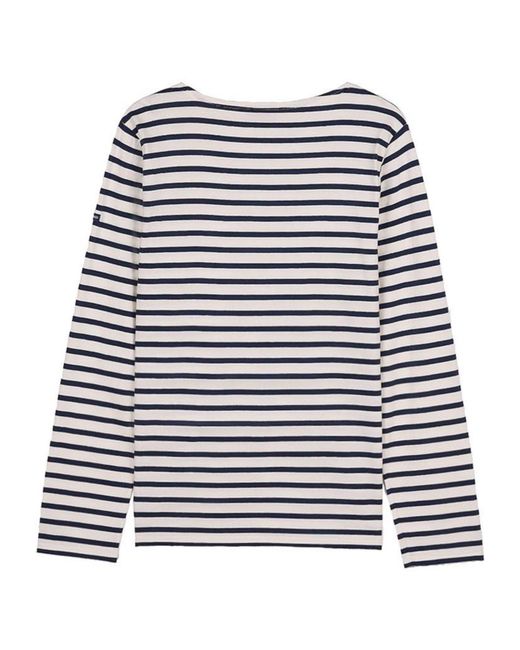 Saint James Blue Long-Sleeve T-Shirt for men