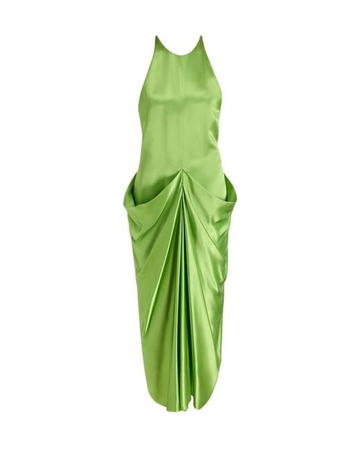 Khaite Green Kent Dress