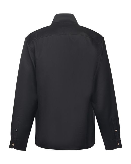 Casablanca Blue Pocket Zip-Up Shirt Jacket for men