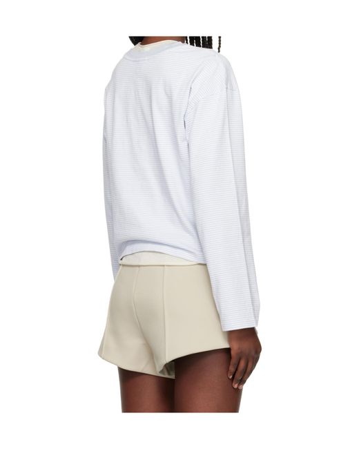 Rag & Bone White Long-Sleeved T-Shirt