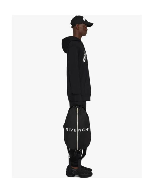 Givenchy Black Logo Printed Joggers for men