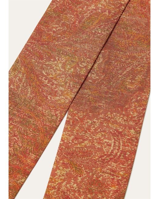 Loro Piana Multicolor Amber Strip Scarf