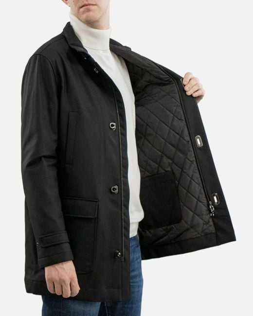 Ferragamo Black Long Sleeve Jacket for men