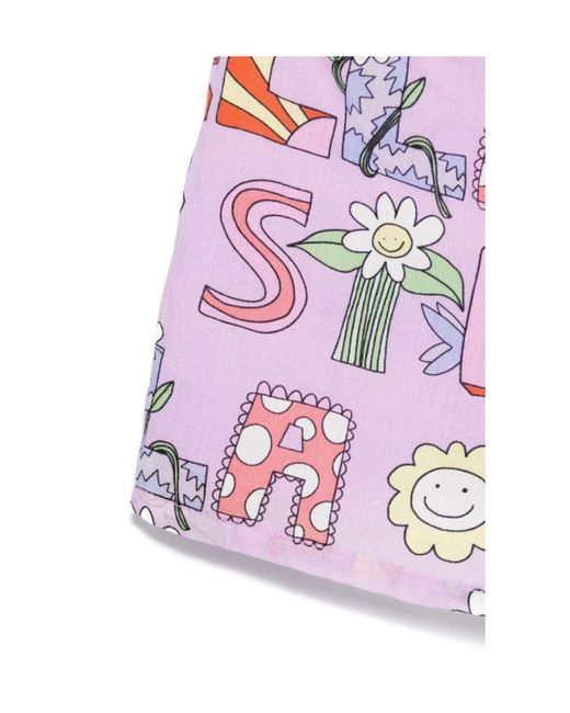 Stella McCartney Pink Pattern Printed Shorts