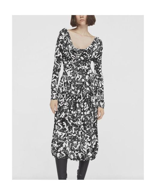 Stella McCartney Multicolor Graphic Printed Jersey Dress