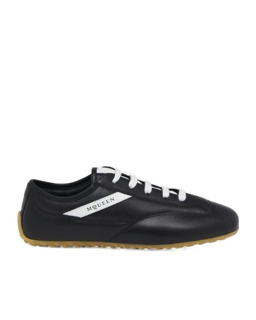 McQueen Black Boxe Low-Top Sneakers