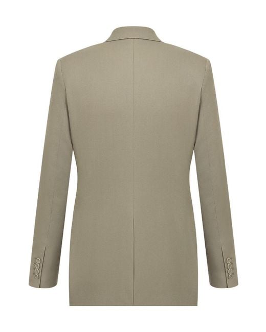 Dior Green Homme Double-Breasted Long-Sleeved Blazer for men