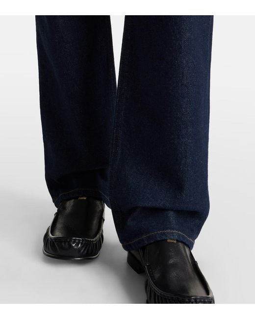 Agolde Blue High-Waisted Jeans