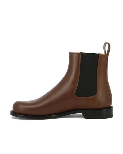 Loewe Brown Campo Chelsea Boots for men