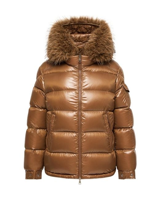 Moncler Brown Hypolais Short Down Jacket
