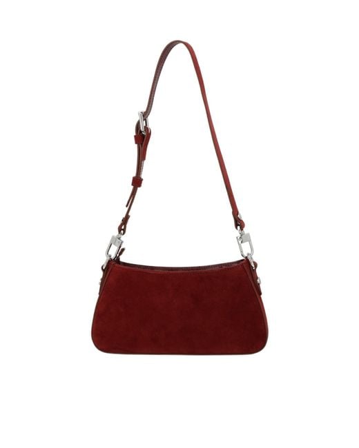 Vivienne Westwood Red Tasha Orb Plaque Shoulder Bag