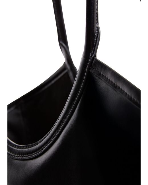 Miu Miu Black Large Ivy Soft Leather Bag