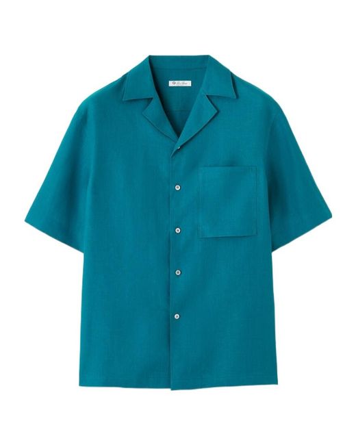 Loro Piana Blue Federico Shirt for men