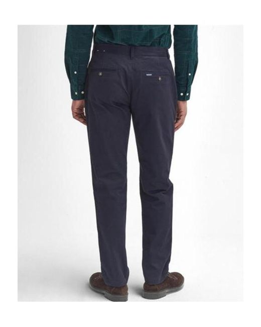Barbour Blue Slim Trousers for men