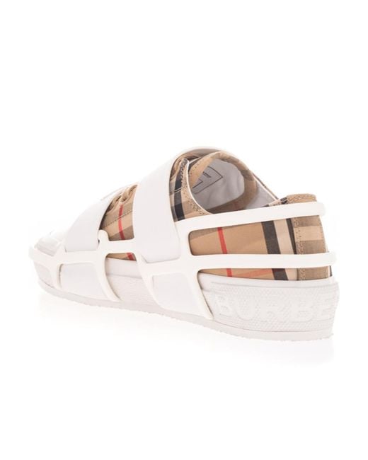 Burberry Natural Vintage Check Sneakers