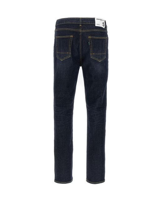 Department 5 Blue Stones Cotton Jeans for men