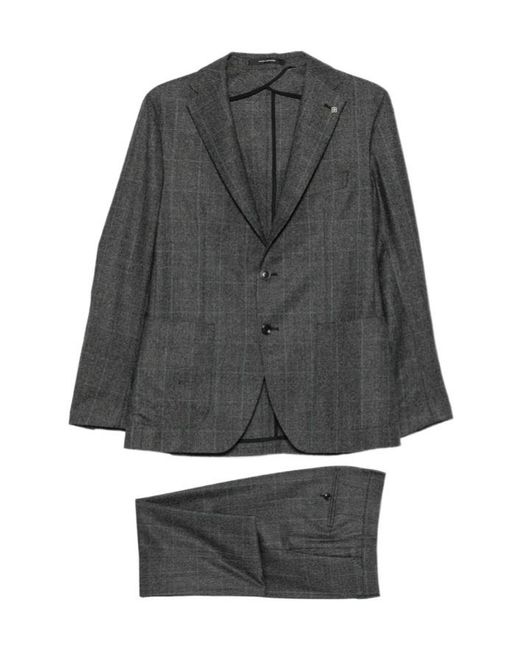 Tagliatore Gray Long-Sleeved Suit for men