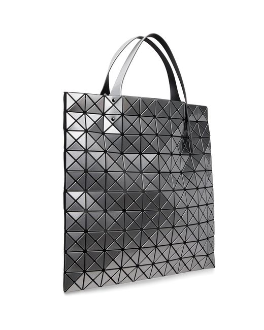 Issey Miyake White Prism Top Handle Tote Bag
