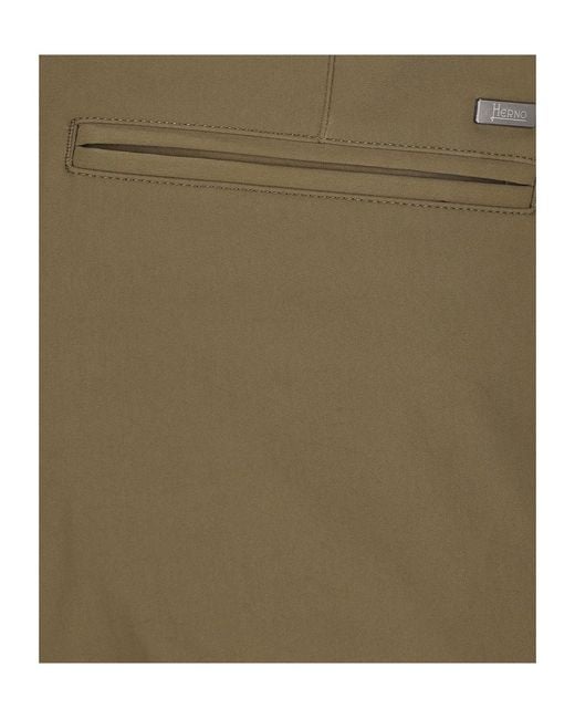 Herno Green Trousers for men