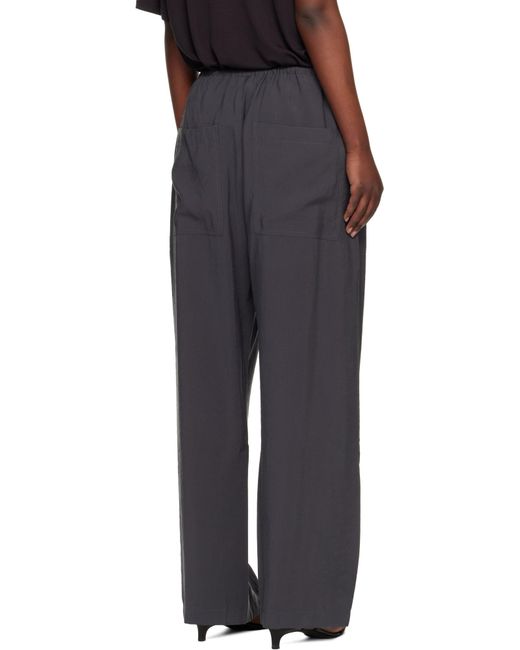 Studio Nicholson Gray Hera Button Trousers