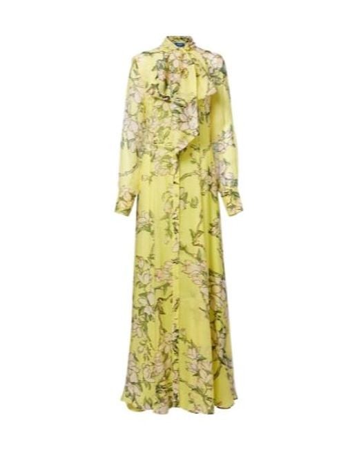 Leo Yellow Lilith Maxi Dress